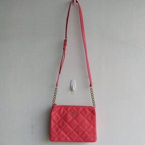 Kate Spade Bag Emerson Place Harbor Shoulder Crossbody Quilted Bubble Gum Pink